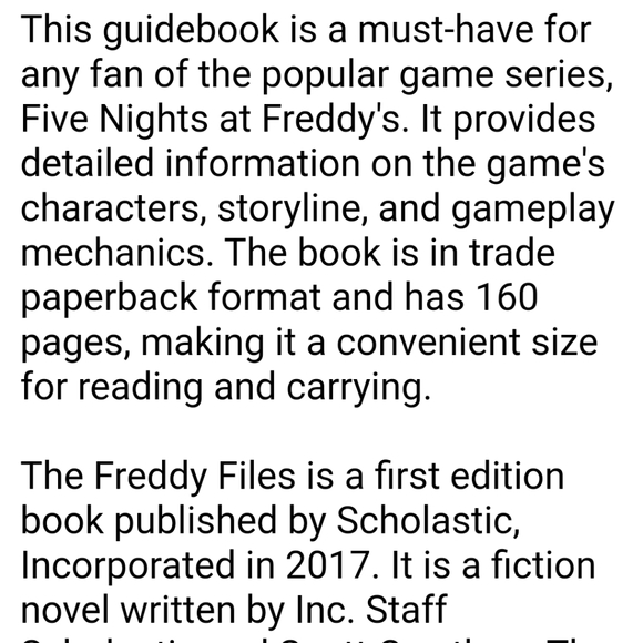 Guidebook must-have any fan of the popular game series, Five Night at Freddy's - Picture 7 of 16